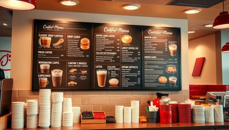 chick fil a coffee menu