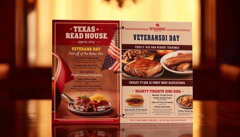texas roadhouse veterans day menu